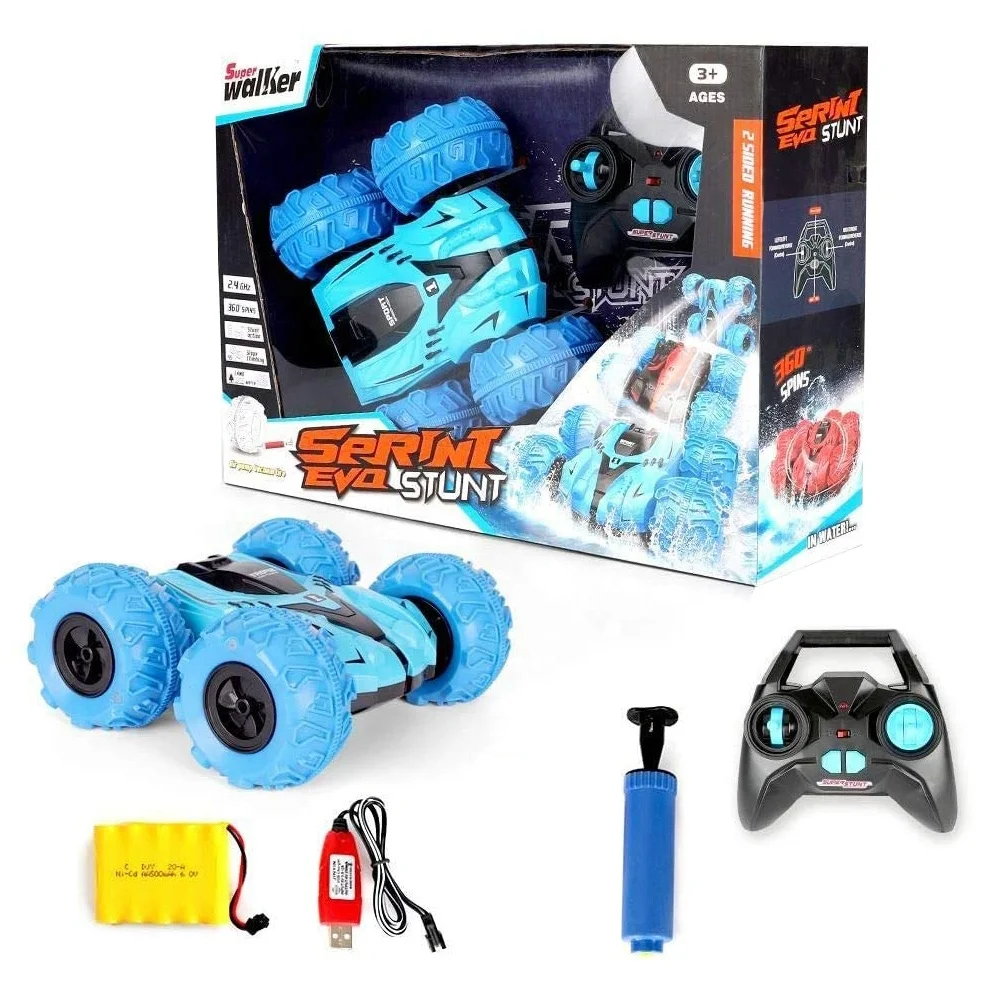 Cheffery 1:16 Gru Giocattolo per Bambini, 12 Canali Gru Telecomandata con Luci Effetti Sonori Spray, Grande Veicoli da Cantiere Grus RC Modello Regali per Bambini 6+ anni (Bianco