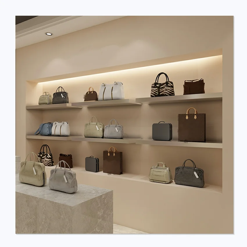 Mensola di esposizione per Negozio di Borsa, Espositore per