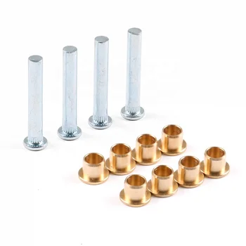 Door Hinge Pin & Bushing Repair Kit – Front/Rear LH & RH For GM Truck SUV (4 Pins, 8 Bushings, 4 Clips)