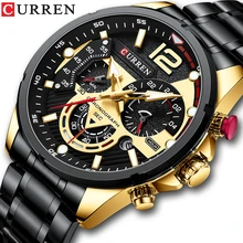 Curren 8395 2021New Men's Quartz Watch Luminous Stainless Steel Watches Men Wrist Watch Relogio