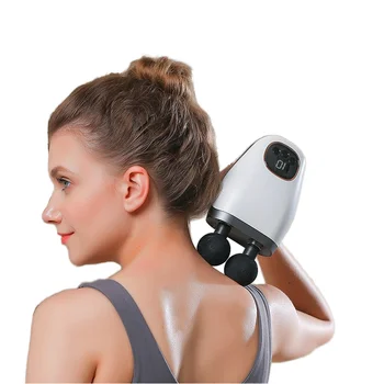 2025 New Arrival Mini Smart Fascia Gun High-Speed Deep Tissue Percussion Massage Handheld Portable for Body Use