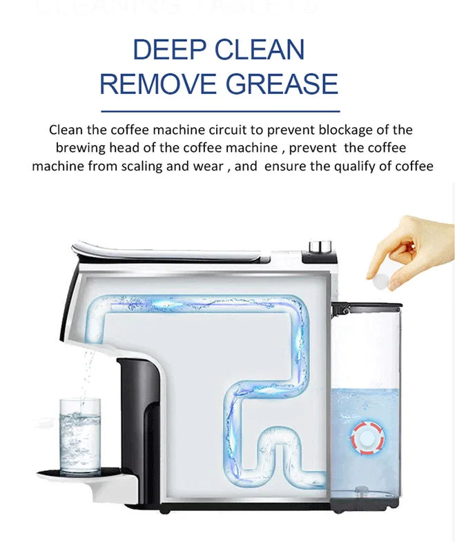 Professional Automatic Coffee Machine Cleaning Tablets Laundry