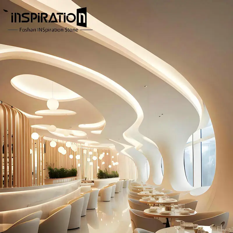 Gypsum GRG Material Ceiling Medallion for Indoor Decoration Gypsum Board Suspended Ceiling
