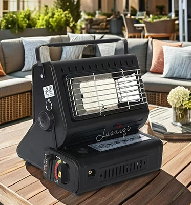 Aquecedor a Gás Mini Portátil Mais Vendido, Rede Protetora Resistente de Ferro de Qualidade, Aço Durável para Uso em Acampamentos no Inverno ao Ar Livre e em Pátios