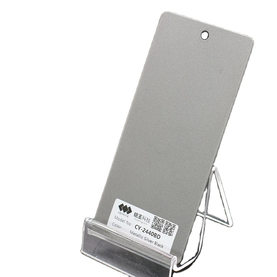 Polyester Powder Coatings Metallic Sparkle Silver Grey