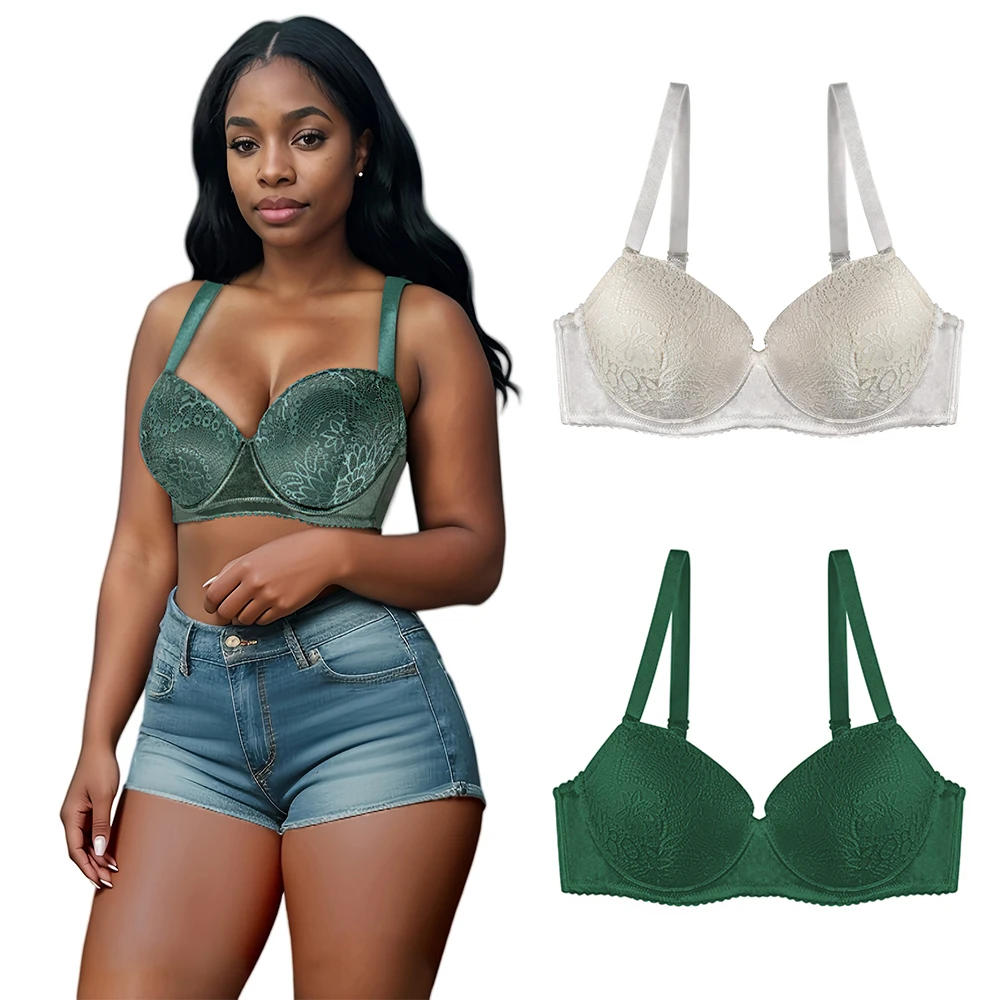Luxury Lace Underwire Gather Bra
