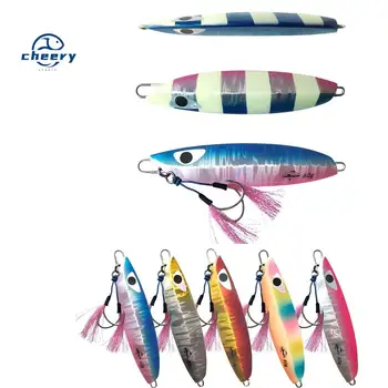 CHEERY Lure Iron Plate Artificial Hard Bait Metal Jig Wholesale Glow-in-the-Dark Falling Slow-Rolling Lead Fish Without Hooks – Metal Jig – view 2