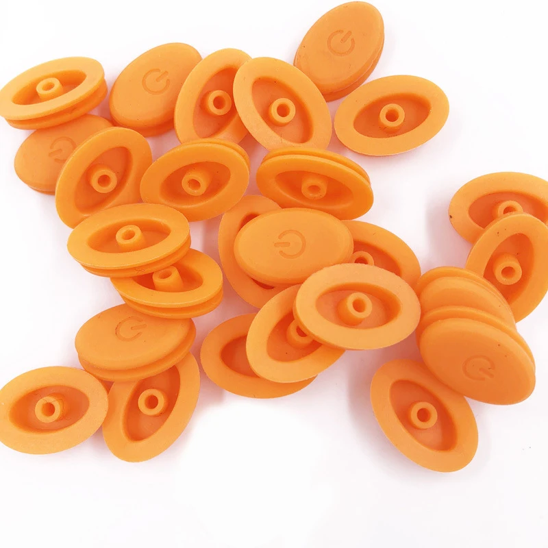 Customized Silicone Rubber Push Button Cap Round Switch Button Cover  for Electronic Equipment