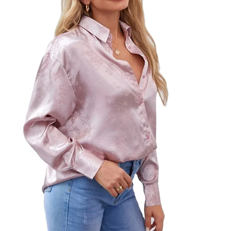 plus size satin blouse