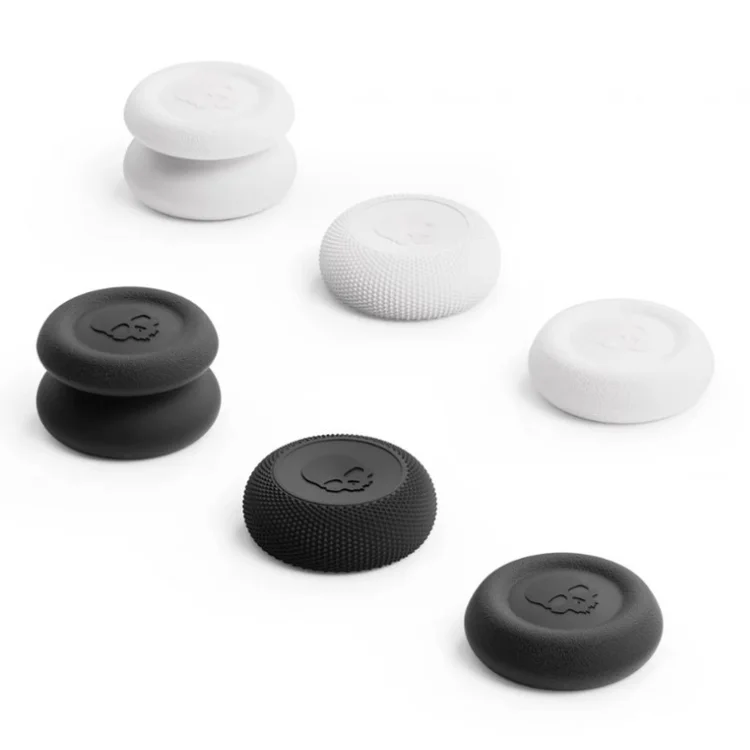 Lot De 8 Capuchons En Silicone Pour Joysticks PS5 / PS4 / Xbox - Grip Antidérapant - Noir