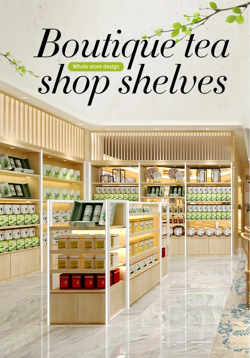 In Store Display Tea Modern Tea Display Racks - Enhance Your Store's Aesthetics
