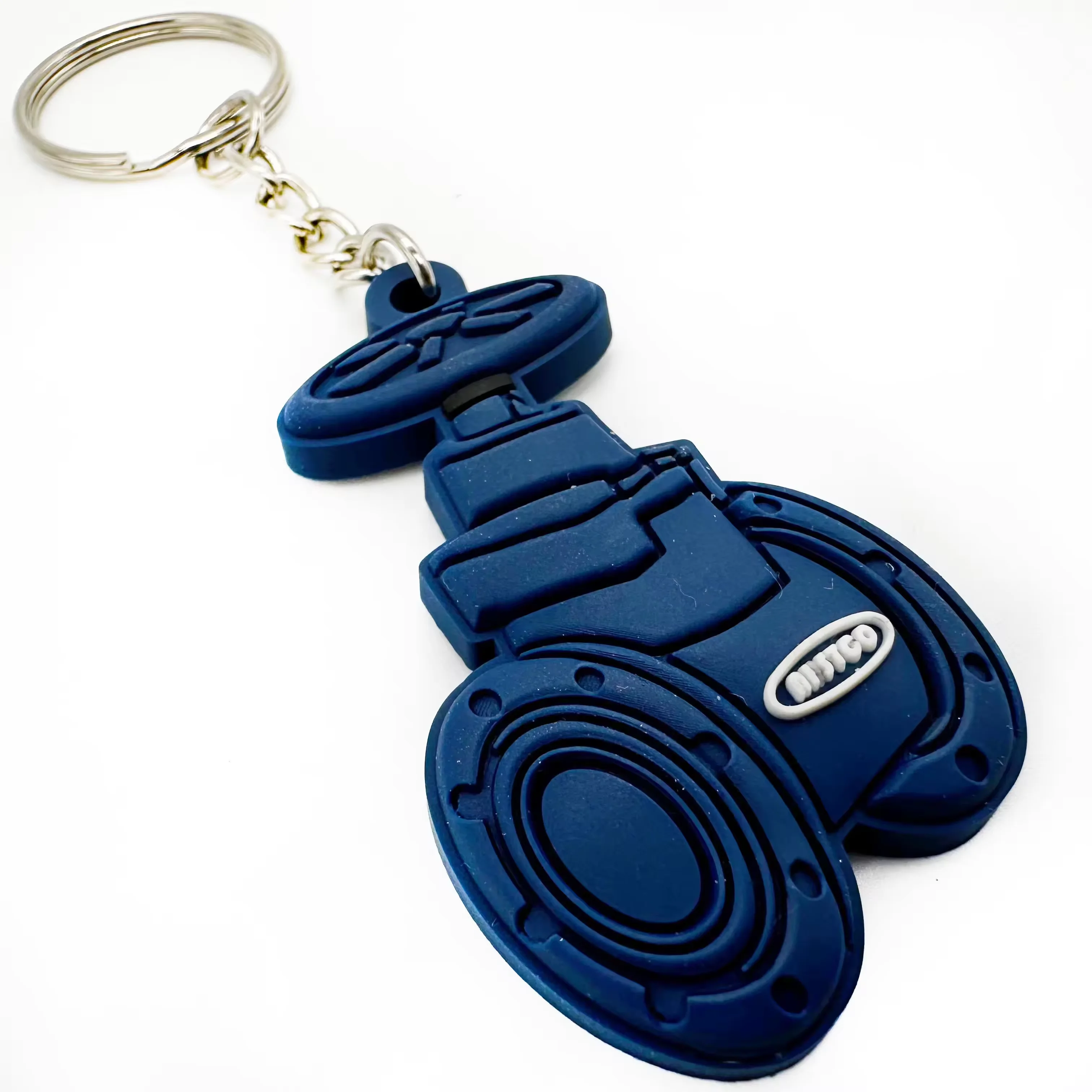 Custom 3D PVC Keychain Soft Rubber Metal Keychains Silicone Keyring 2D 3D Rubber Pvc Key chain With Custom Logo