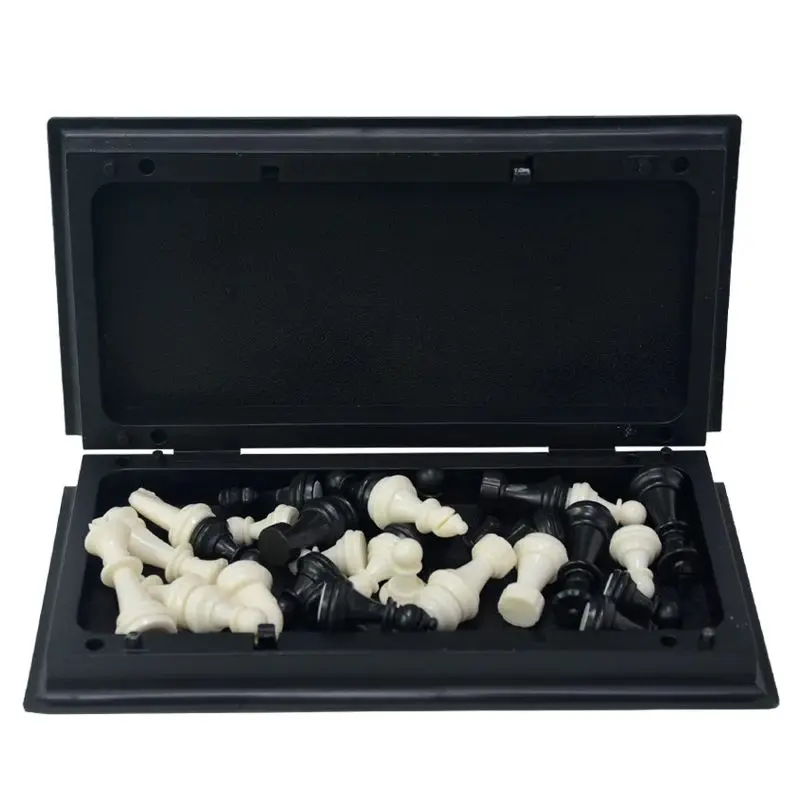 Складная магнитная пластиковая настольная игра портативная детская игрушка международные шахматы