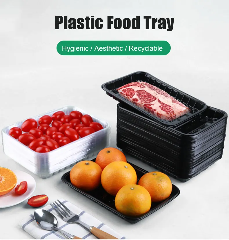 Custom Pet Disposable Plastic Meat Food Preservation Tray Pp Tray For