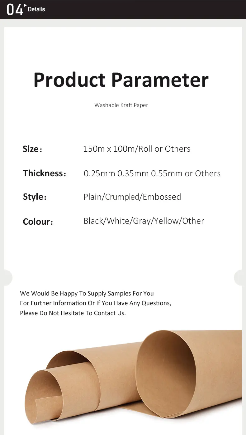 Zhicai Usa Germany China Protection Custom Washable Kraft Paper Bag