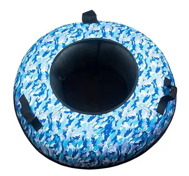 Inflatable Snow Tube Professional Oxford Cloth Hard Bottom Inner Tube for Snow Sledding