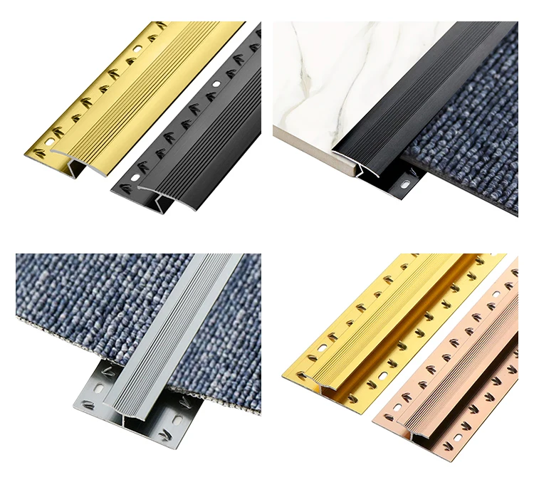Toco Aluminium Metal Edge Naplock Z Bar Transition Profile Tile Trim