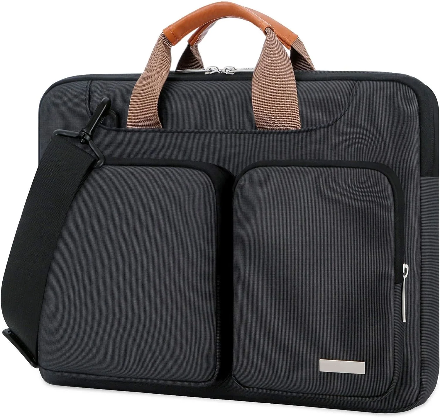 product customize computer shoulder handle bag business briefcase with shoulder strap 13 14 15 16 inch computer bag office computer bag-34