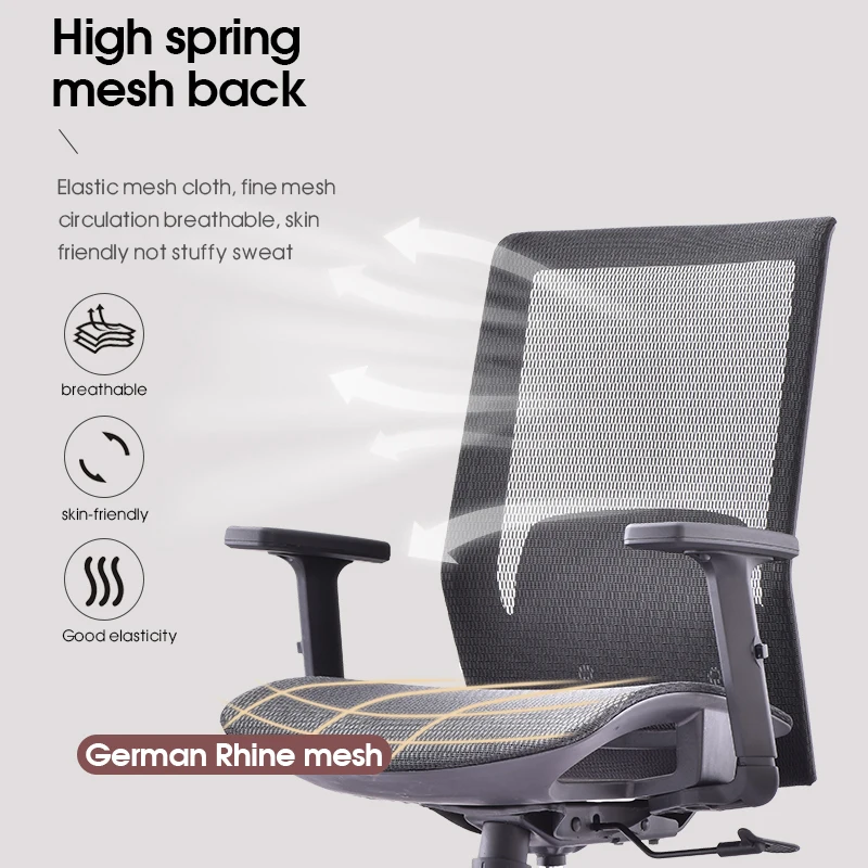 Современные эргономичные поворотные офисные сетчатые стулья руководителя с поддержкой поясницы удобное офисное кресло оптовая