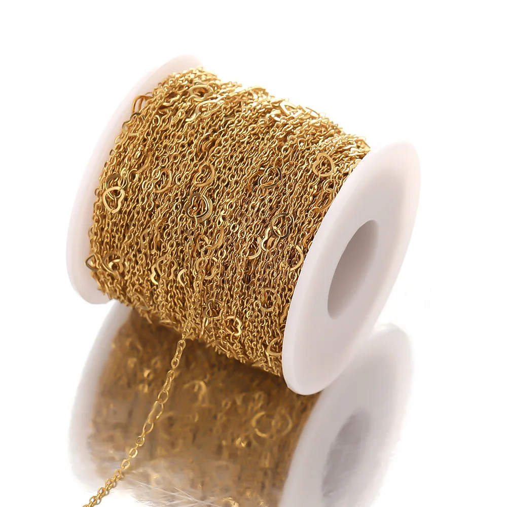 Permanent Jewelry Chain 14k18k Is Filled With Thick Gold,Colorfast