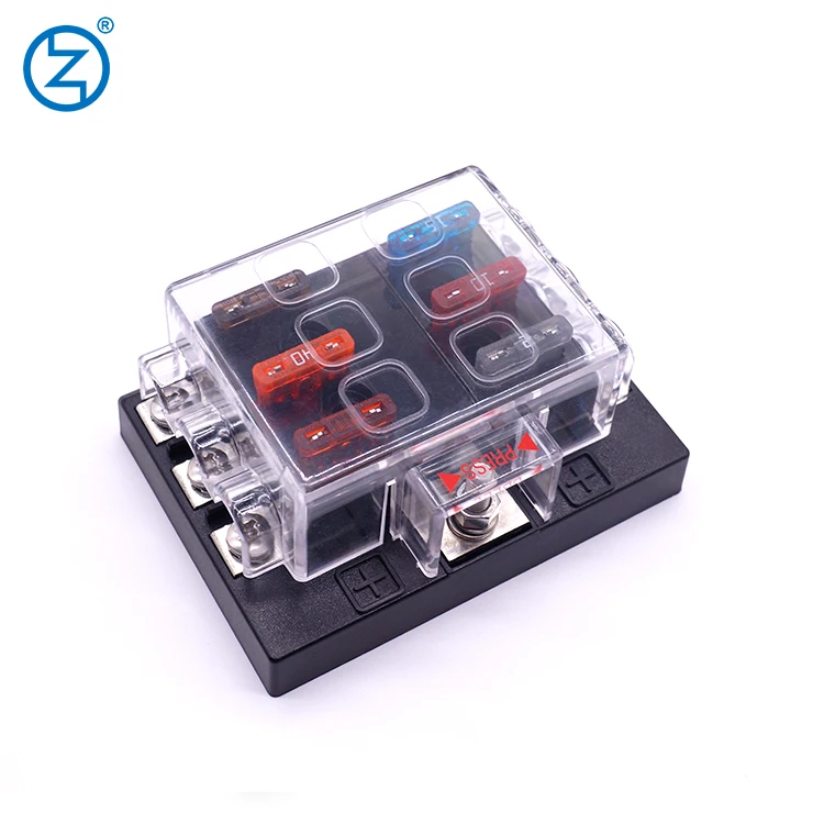 Automotive Fuse Holder Blade Fuse Block Multi Way Terminal Fuse Block with LED