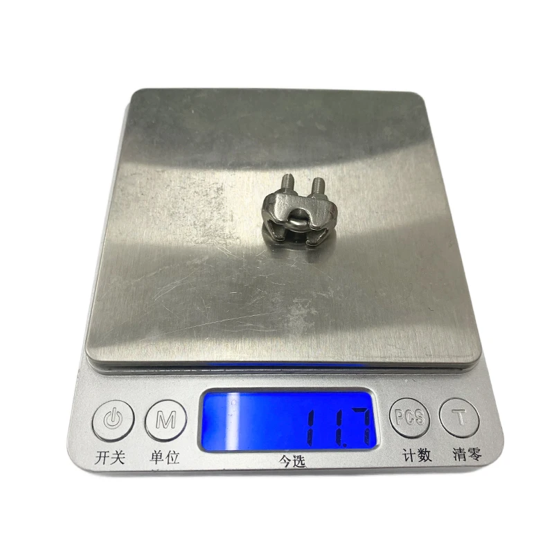 Multi-size Customization Stainless Steel 304 Wire Rope Clip American Style Clamp Cat Claw Clasp