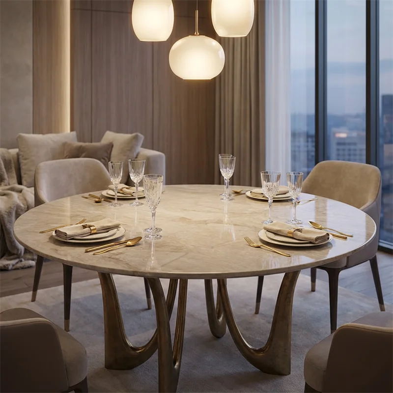 product luxury marble dining table  floor tiles tajmahal  design for hotel kitchen vanity top use-7