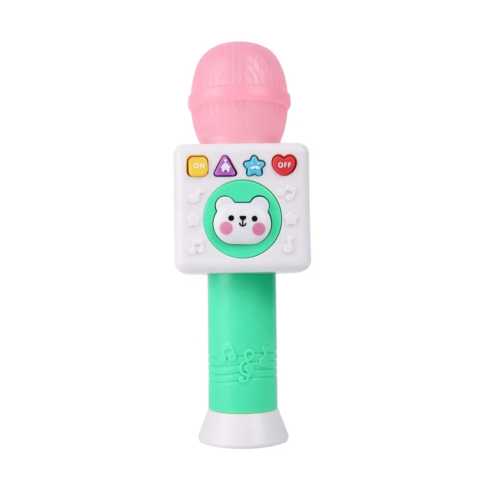 Multicolored Microphone Toy for Toddlers and Kids Educational Musical Toy with Built-in Music Songs