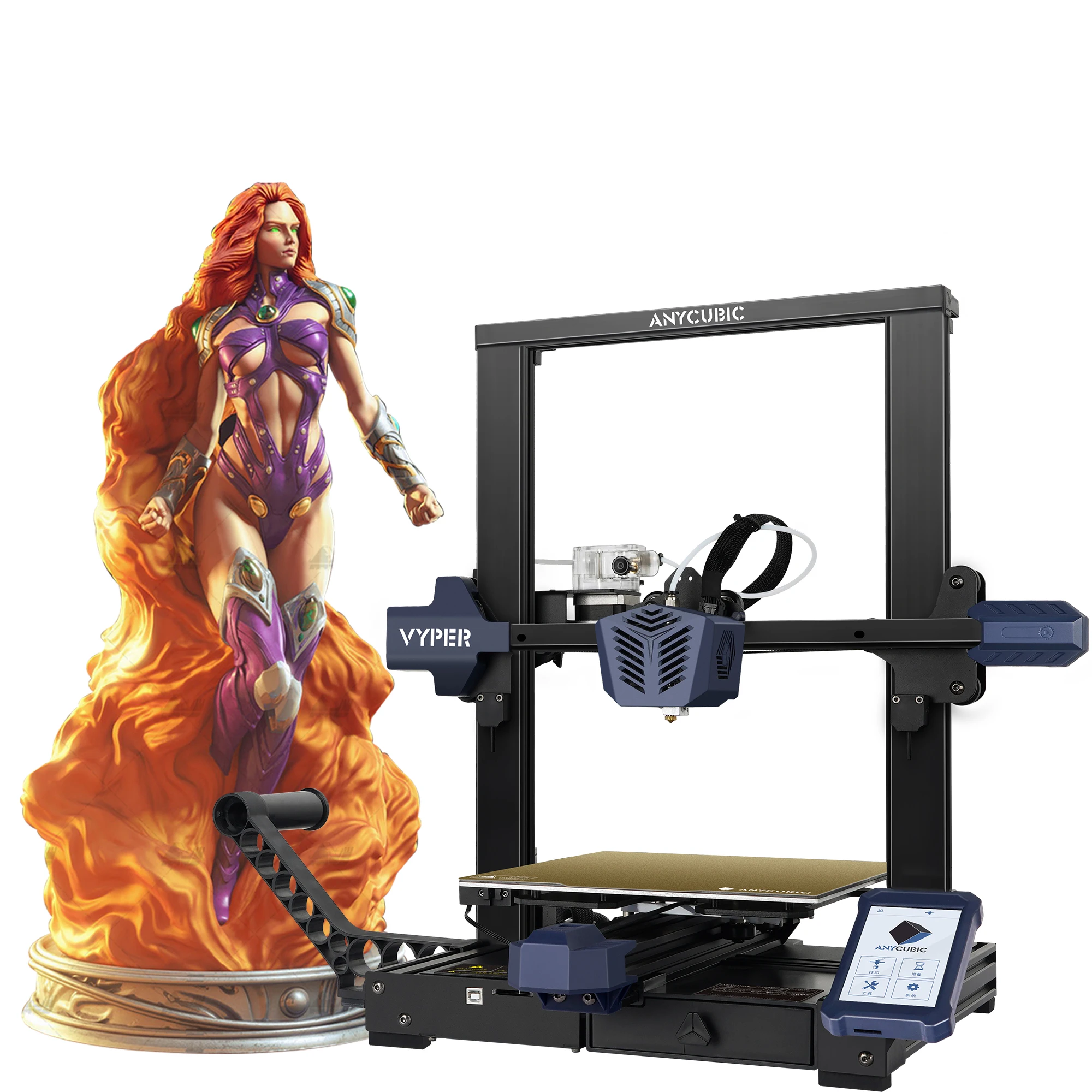 Anycubic Vyper自動レベリング簡単な組み立てラミネートストリエーションなしfdm3dプリンター印刷機 Buy 3dプリンタ3dプリンタ用品3dパーソナライズプリンタanycubic Fdm 3dプリンタ3d印刷機 Fdm 3dプリンタfdm 3d印刷機自動レベリング3dプリンタ 最高の3dプリンタコア