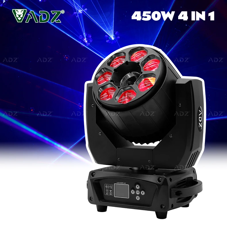 ADZ Wash 7*41W Laser Led Stage Light RGBW 4in1 for Events