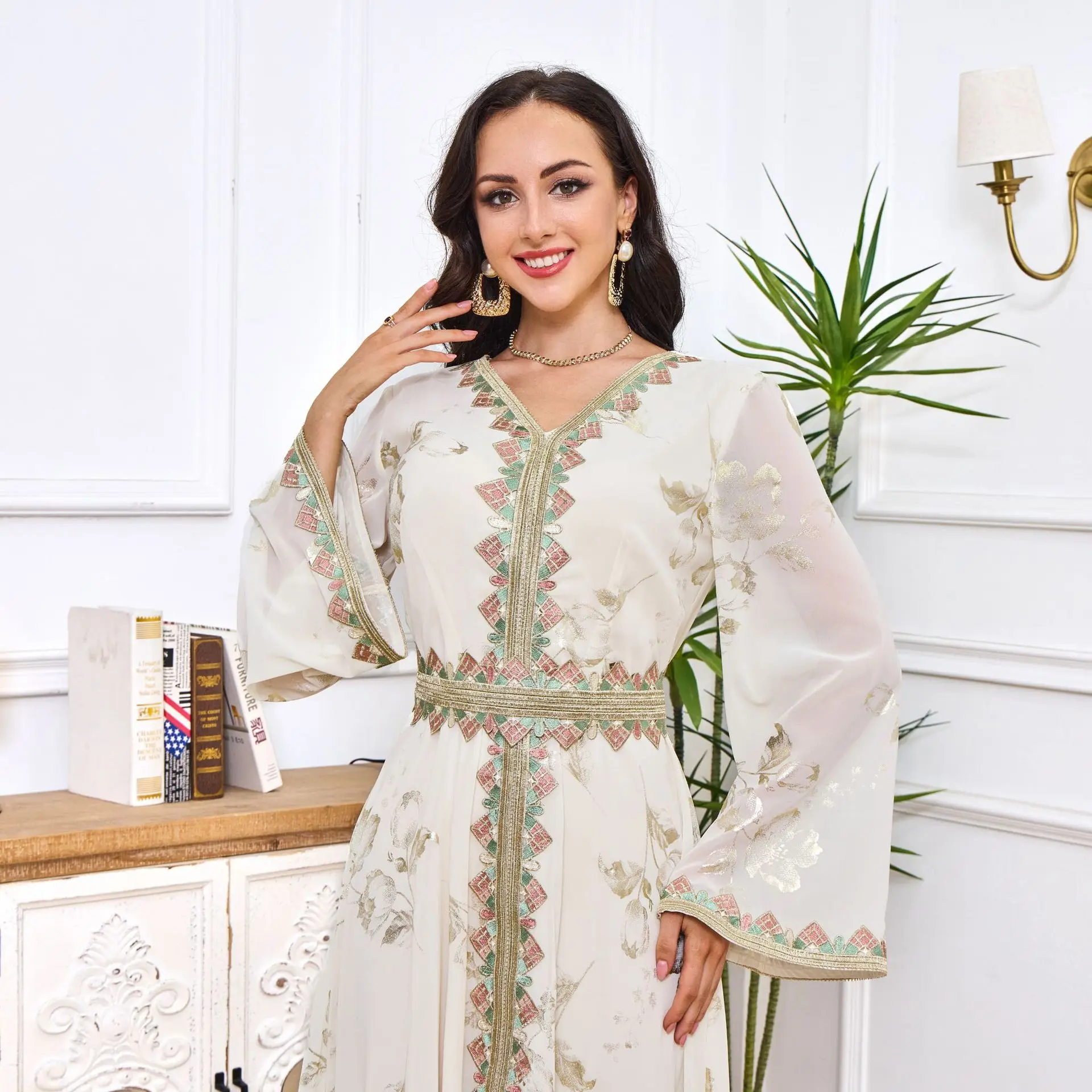 Wholesale Kuwii Moroccan Kaftan Muslim Turkey Arabic Clothes Ladies Abaya Evening Dress 2024 Middle Eastern Muslim ethnic clothing Women's New Hot Wholesale Kuwii Moroccan Kaftan Muslim Turkey Arabic Clothes Ladies Abaya Evening Dress 2024 Middle Eastern Muslim ethnic clothing Women's New Hot