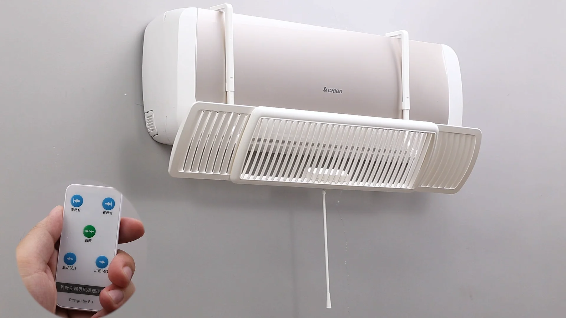 2024 Remote Control Unpack&instantly Usableno Assembly Conditioner Windshield Ac Baffle