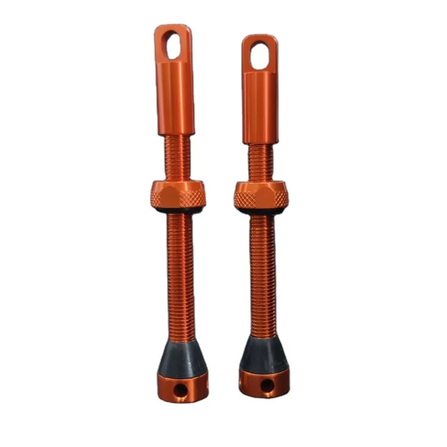 Customizable Color and Logo Presta Valve Robust Aluminum Bicycle Tubeless Handlebar Position with Titanium and Brass Material