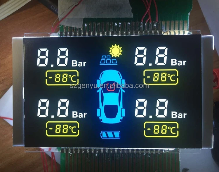 odd sized lcd panel for auto manufacturer