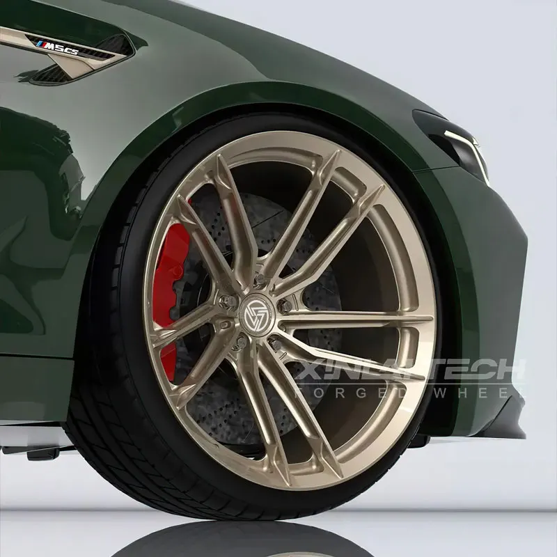 XL Bronze Finished 1-Piece Forged Monoblock Rims 5x112 5x114.3 5x127 Car Aluminum Alloy Wheels for bmw audi Mercedes Wheel - Image 3
