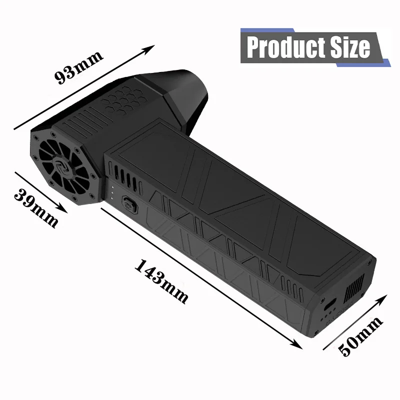 130000Rpm Portable Wild Mini  Blower Fan Rechargeable Electric Hand Cordless Ventiadores Air Jet Dry Blower