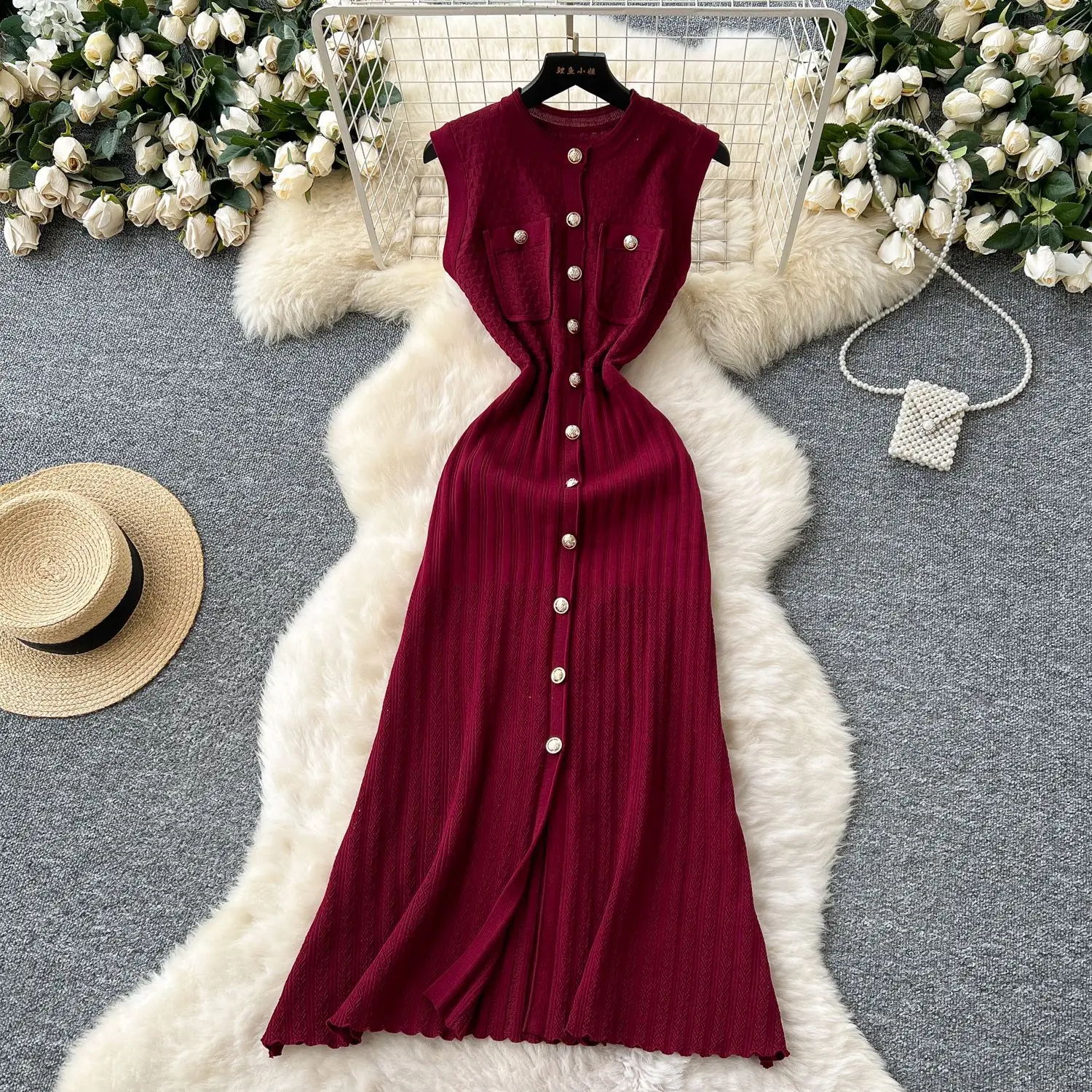 tie knit dress Women's Dresses Yesenia String-Tie Knit Dress White L by Selfie Leslie Clearance main image 1
