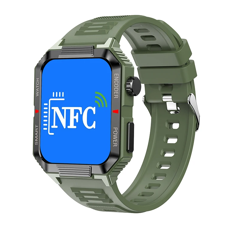 pouces écran carré QW88 SmartWatch IP67 étanche Muti-Sport Message  alertes Fitness Tracker montre intelligente pour hommes femmes