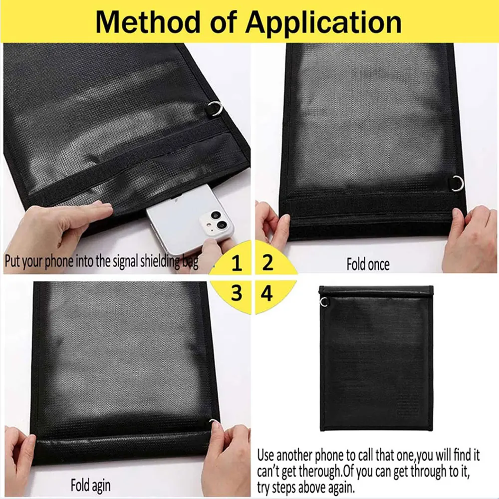 Best Car Fob Signal Blocker Keyless Ignition Vehicles RFID Key Fob Case Protector Faraday Anti Theft Pouch for Car Keys