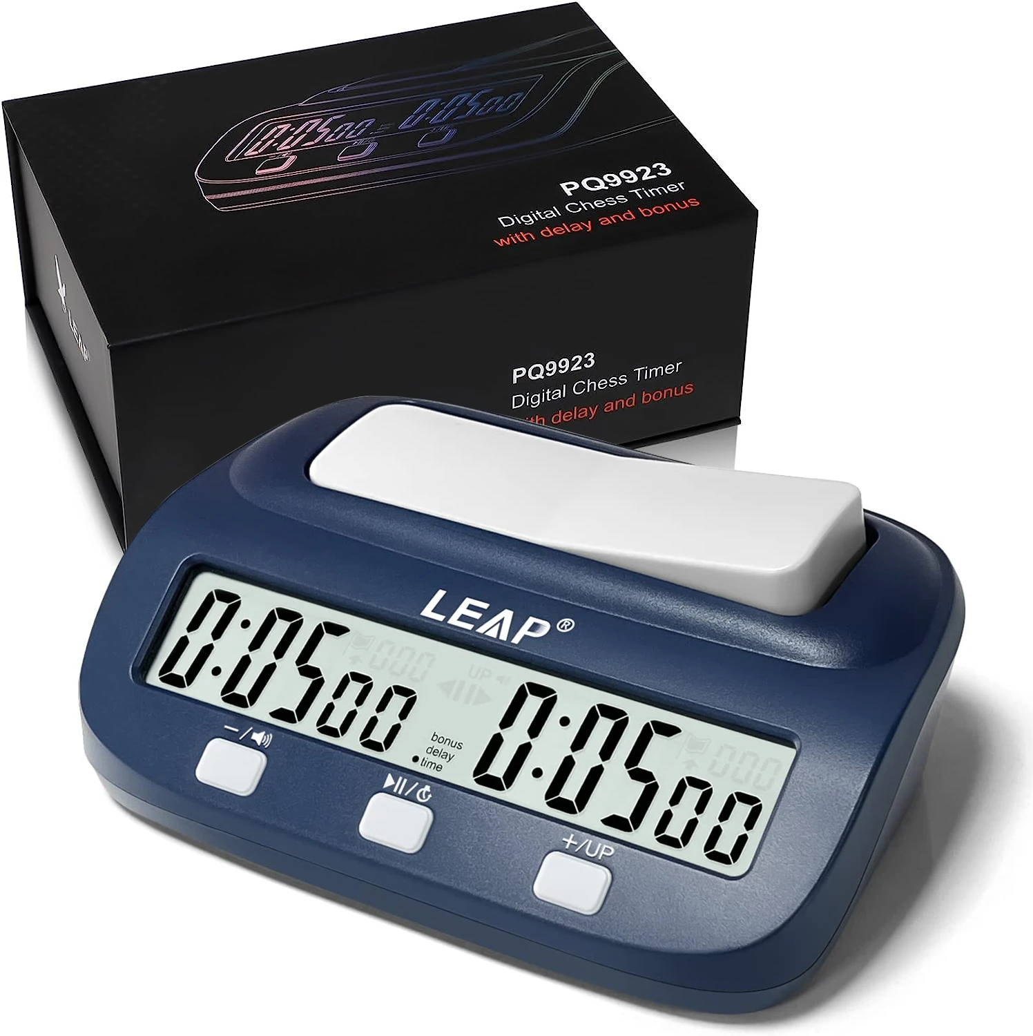 LEAP PQ9923 New Style Chess Clock  with Auto up Bonus Delay Function Supplied to Juego De Ajedrez Advanced Chess Timer