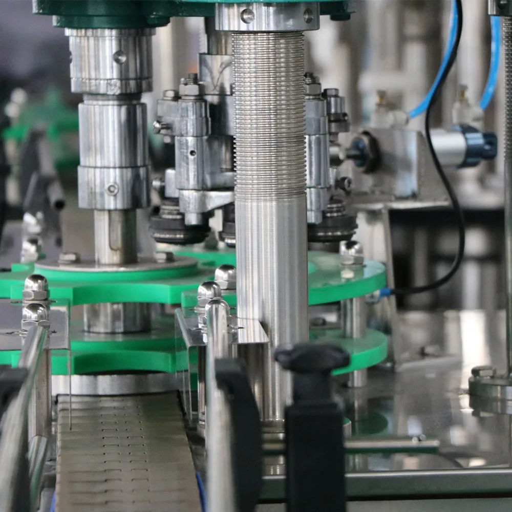 Small Scale Separated Type Automatic 12 Heads Can Filling Sealing Machine for Juice Coffee