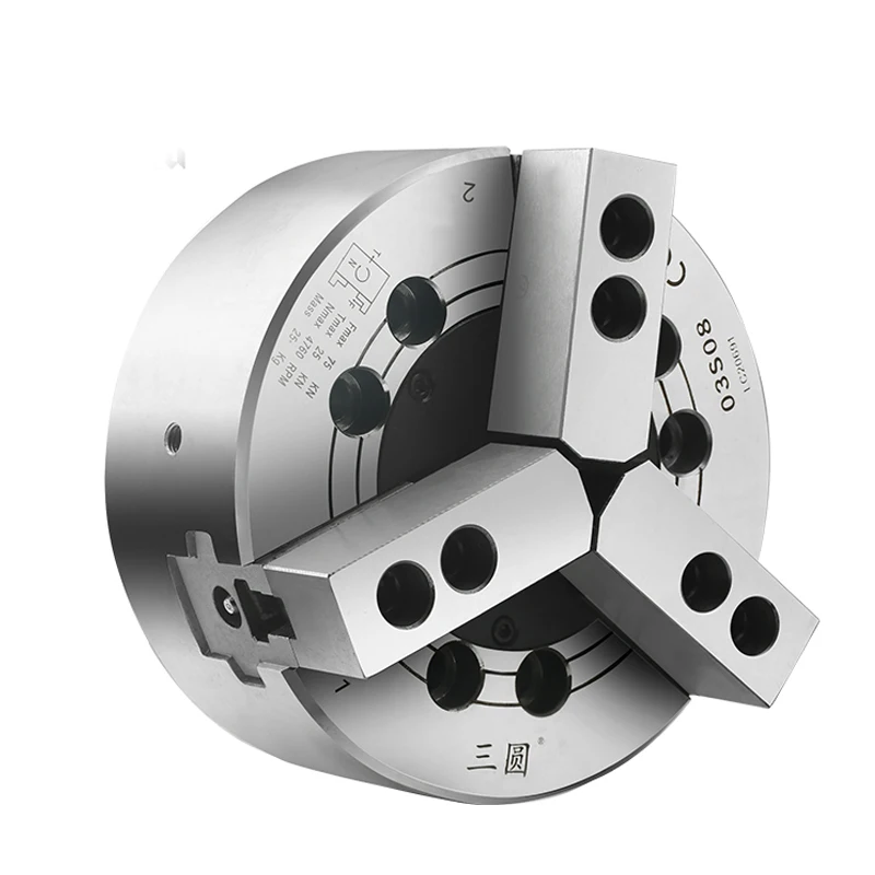 CNC Milling and Drilling Hydraulic Chuck - Self-Centering Vertical Three-Jaw Hollow Hydraulic Pneumatic Chuck OEM/ODM