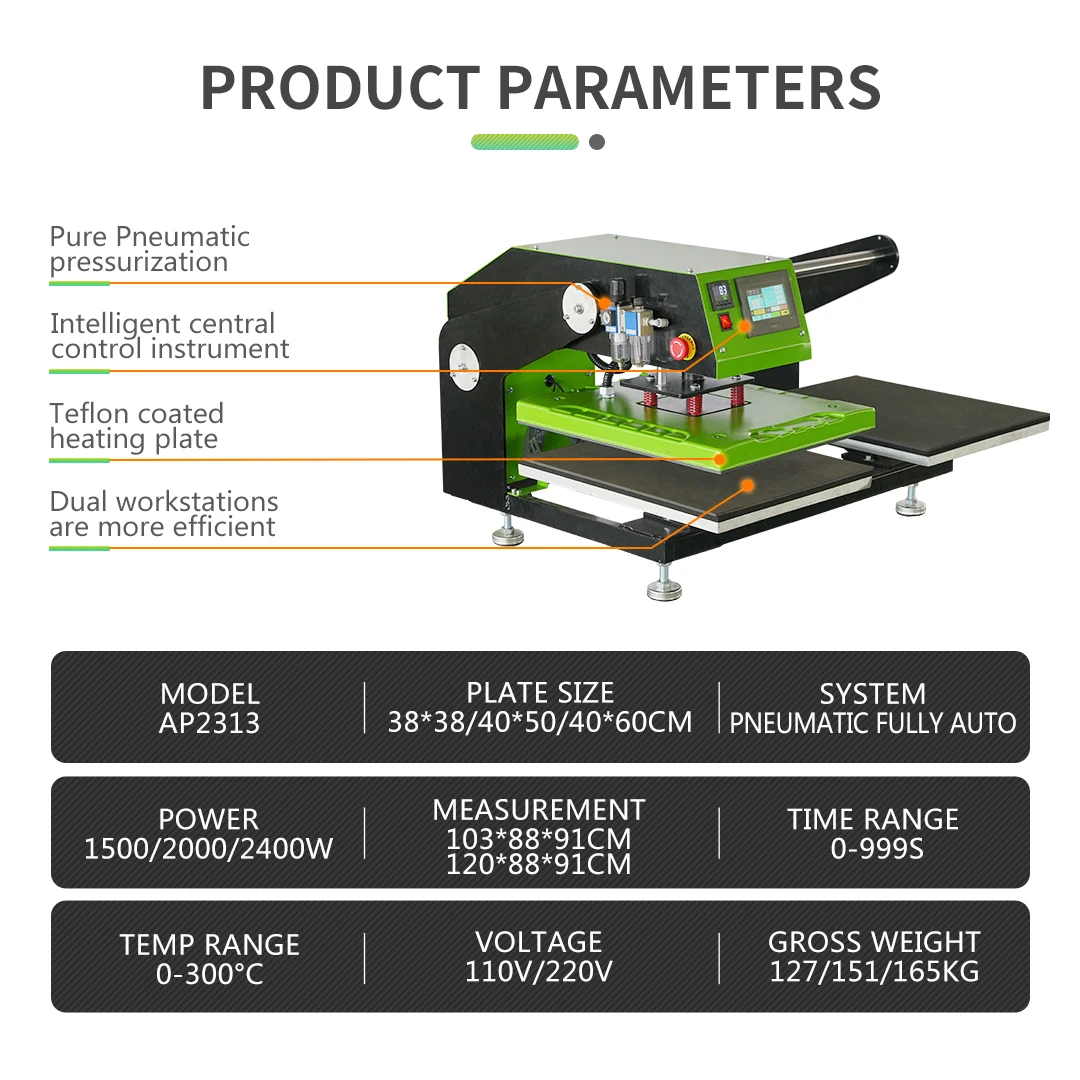 Double-station Fully Automatic Pneumatic Presser Machine