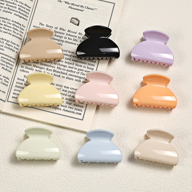 Korean Summer Ganchos Para El Cabello Hair Clips Small Half-tied Hair Back Head Hair Accessories Simple Versatile Ins Shark Clip