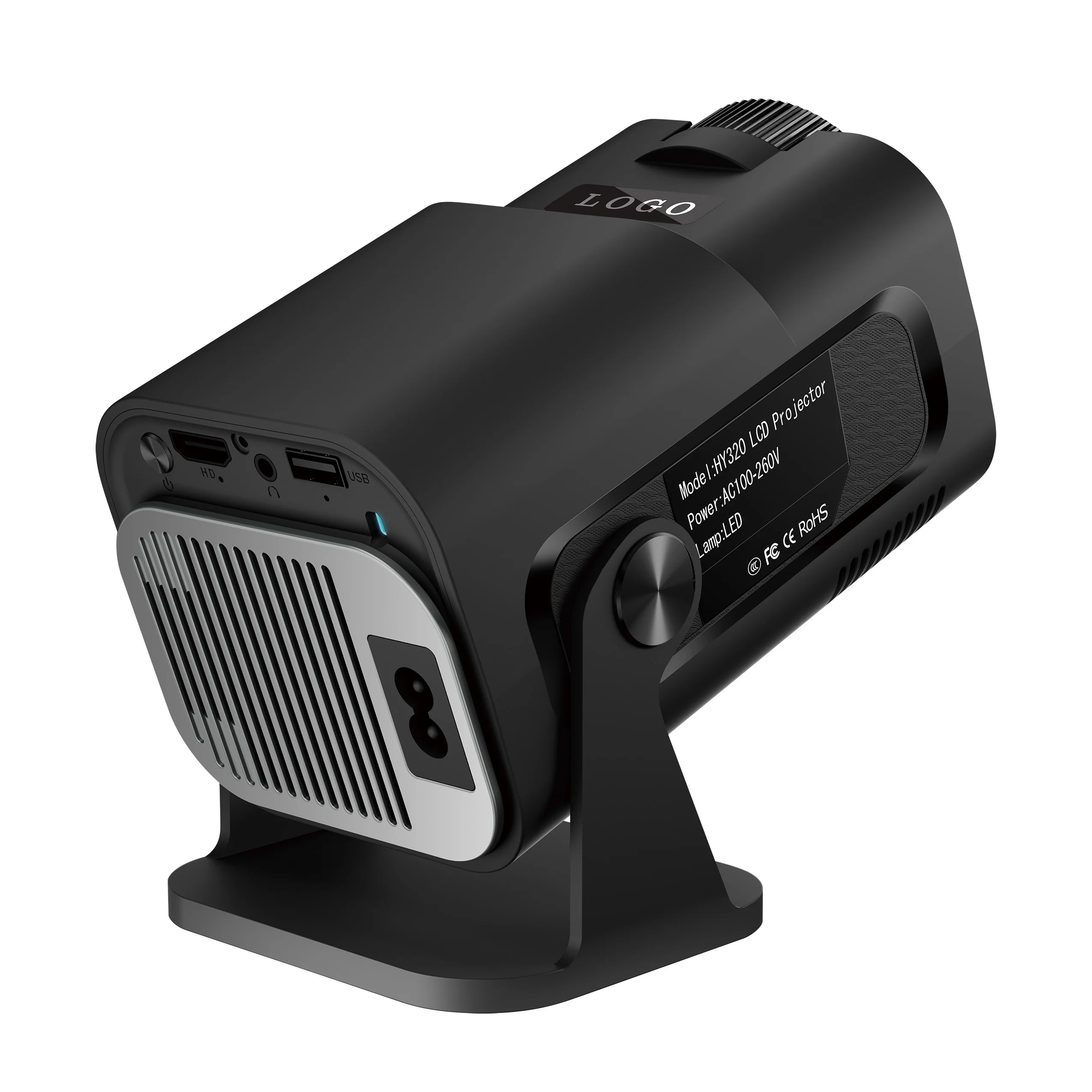 Hy320 Mini Projector - Perfect for Home Entertainment