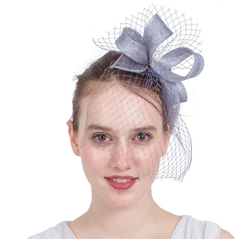 Fancy Bow Net Fascinator Headband 