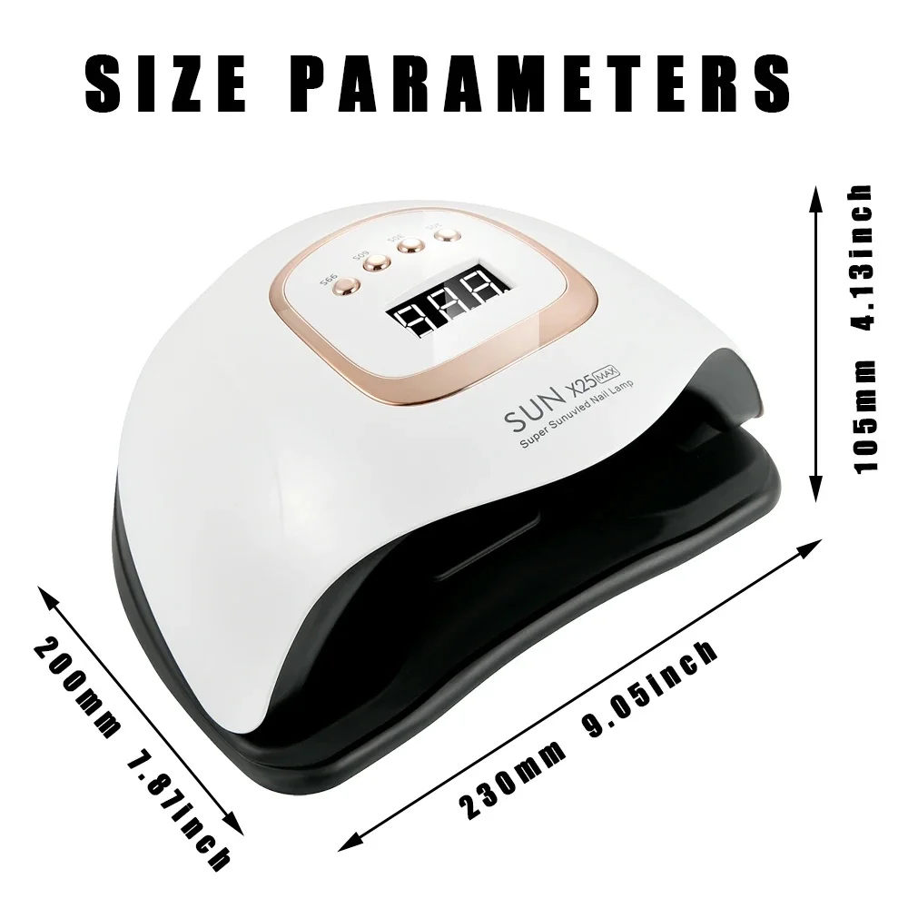 Sun X25 MAX UV LED Lamp - Professional Nail Drying Solution