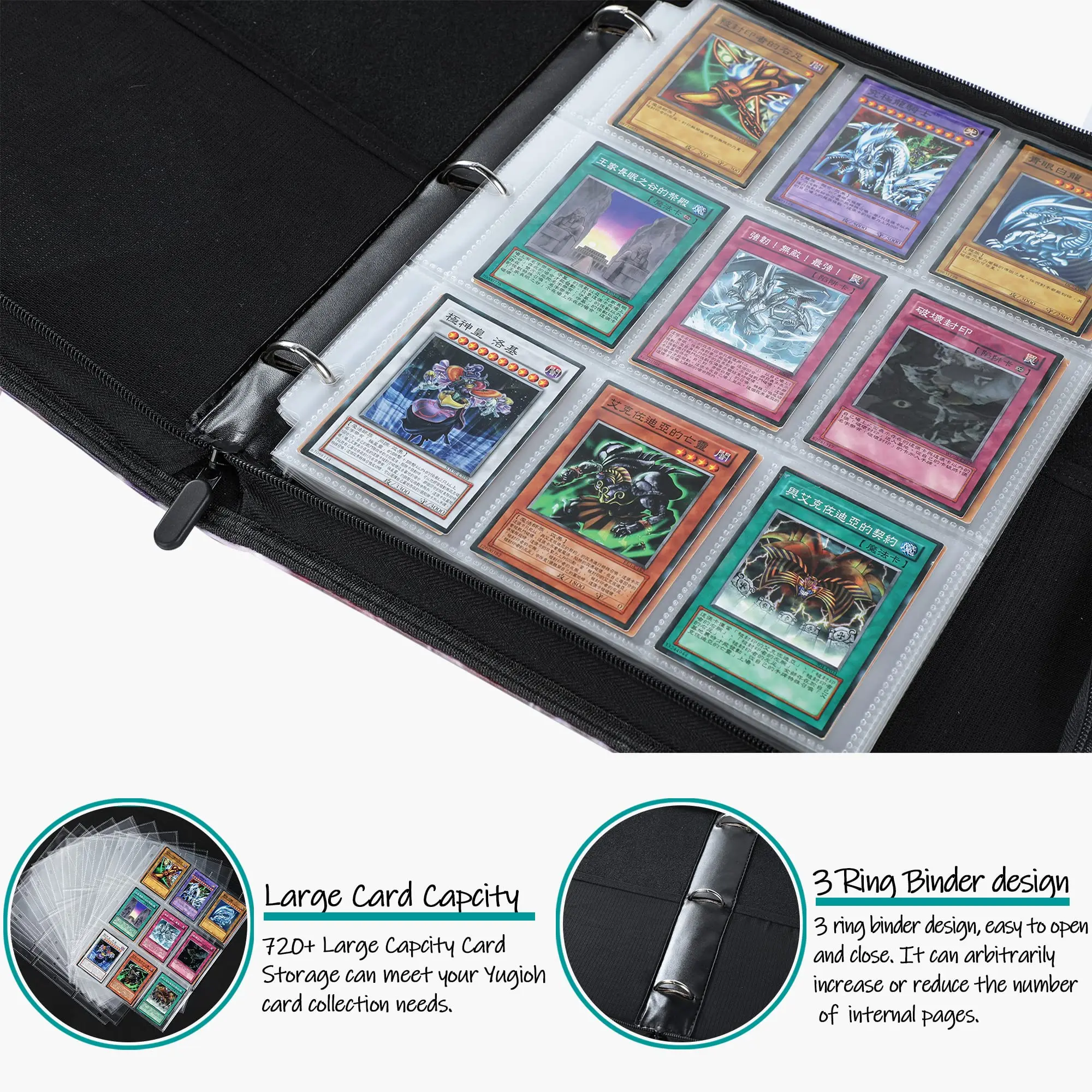 LATOVER V01-1 フォトカードセット 240pcs Toploader Utr Tcg Konami Booster Box Deck Playmat
