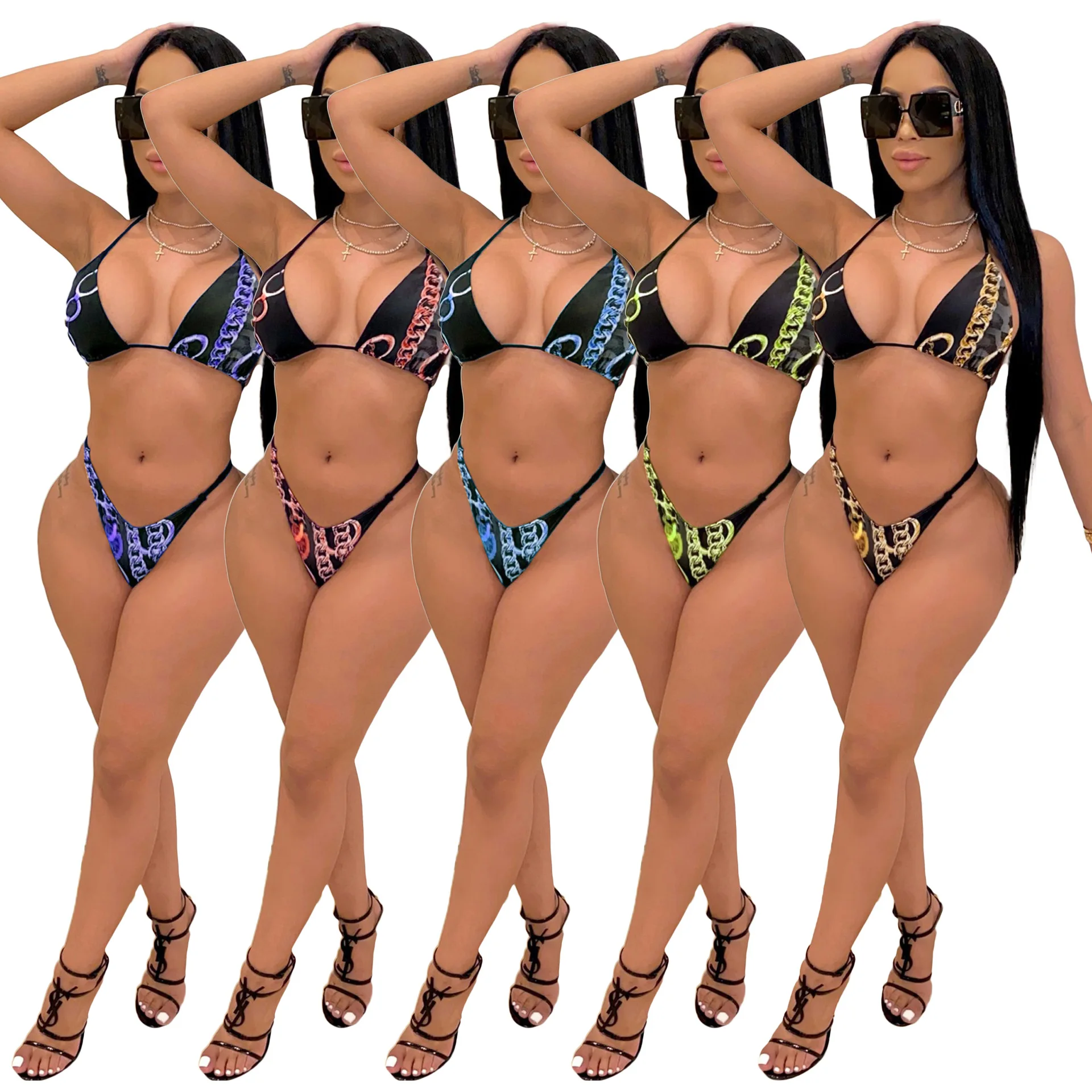 Dental Floss Bikini Custom 3 Piece Swimsuit Cover Up Dress String Designer Swimsuits And Plus