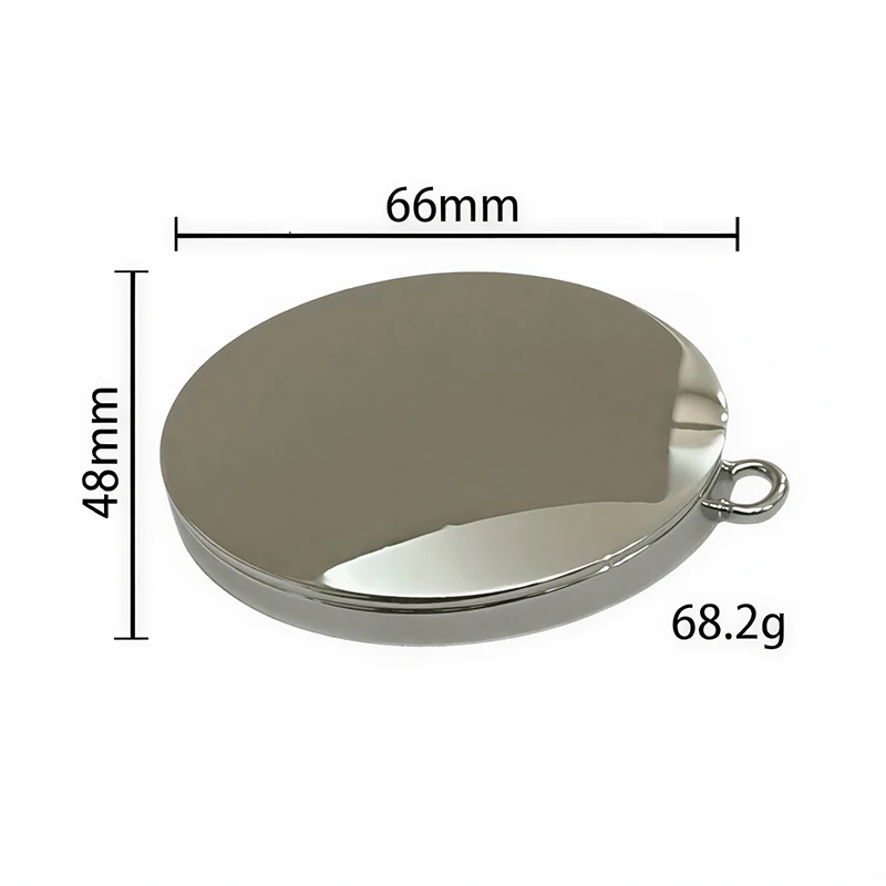 Portable Folding Keychain Mirror With Custom Logo For Women_voghion.com